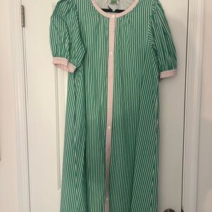 Addison Bay Striped Green and Pink Dress